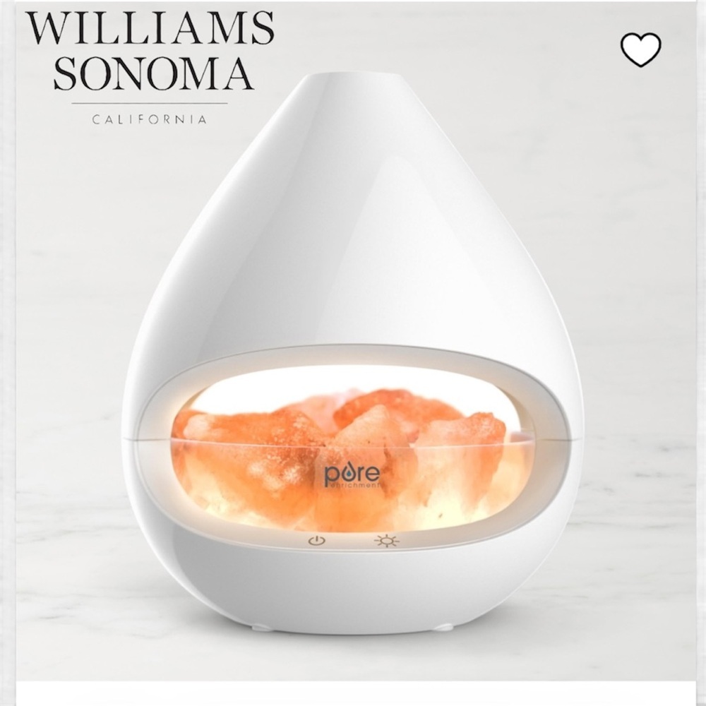 PureGlow Crystal Himalayan Salt Rock Lamp Ultrasonic Essential Oil Diffuser